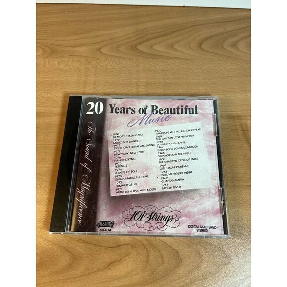 20 Years of Beautiful Music - Music CD - 101 Strings - 1990 Alshire Intl - Picture 2 of 7